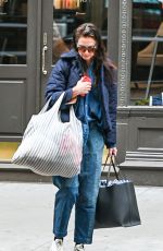 KATIE HOLMES Out and About in New York 02/22/2023