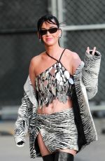 KATY PERRY Arrives at Jimmy Kimmel Live! in Hollywood 02/16/2023