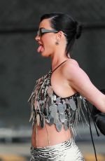 KATY PERRY Arrives at Jimmy Kimmel Live! in Hollywood 02/16/2023