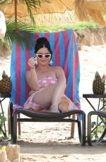 KATY PERRY Filming American Idol at Aulani Resort in Hawaii 02/12/2023