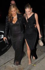 KELSEA BALLERINI Out for Dinner with Her Mother at Craig