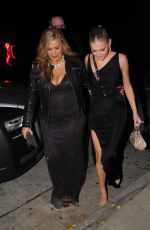 KELSEA BALLERINI Out for Dinner with Her Mother at Craig