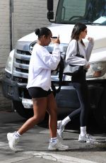 KENDALL JENNER and JUSTINE SKYE Out for Breakfast at Croft Alley in Los Angeles 02/10/2023