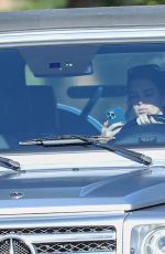 KENDALL JENNER Drives Home After a Yoga Class in Beverly Hills 02/09/2023