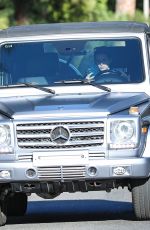 KENDALL JENNER Drives Home After a Yoga Class in Beverly Hills 02/09/2023