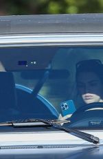 KENDALL JENNER Drives Home After a Yoga Class in Beverly Hills 02/09/2023