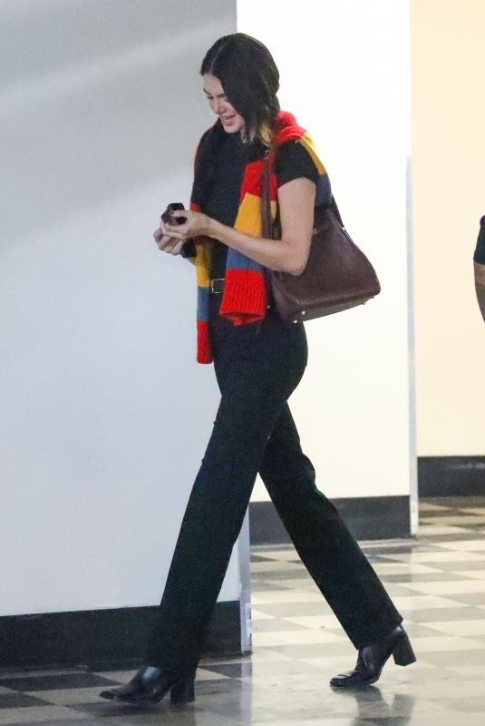 KENDALL JENNER Out for Dinner at Sushi Park in West Hollywood 02/08/2023