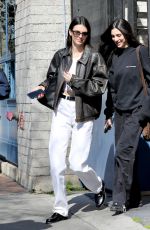 KENDALL JENNER Out for Lunch with Friends in West Hollywood 02/19/2023