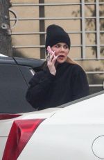 KHLOE KARDASHIAN Joins Tristan Thompson and Younger Brother Amari in Los Angeles 01/30/2023