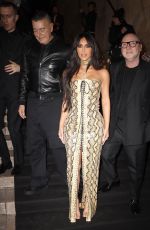 KIM KARDASHIAN at Dinner with Domenico Dolce and Stefanno Gabbana at Milan Fashion Week 02/25/2023