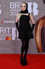 KIM PETRAS at Brit Awards 2023 at O2 Arena in London 02/11/2023