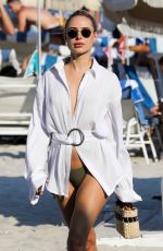 KIMBERLEY GARNER in Bikini on the Beach in Miami 02/26/2023