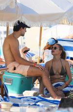 KIMBERLEY GARNER in Bikini on the Beach in Miami 02/26/2023