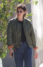 KRISTEN STEWART Heading to Breakfast Bar in Los Feliz 02/09/2023