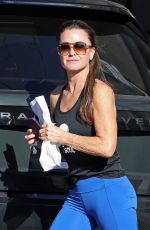 KYLE RICHARDS in Workout Clothes at Joans on Third in Studio City 02/14/2023