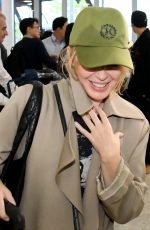 KYLIE MINOGUE Arrives at Sydney International Airport 02/13/2023