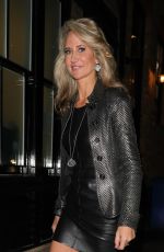 LADY VICTORIA HERVEY Arrives at Chiltern Firehouse in London 02/24/2023