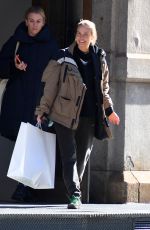 LARA BINGLE Leaves a Salon in New York 02/09/2023