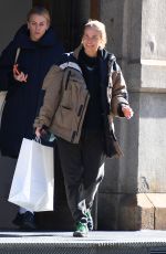 LARA BINGLE Leaves a Salon in New York 02/09/2023