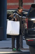 LARA BINGLE Leaves a Salon in New York 02/09/2023