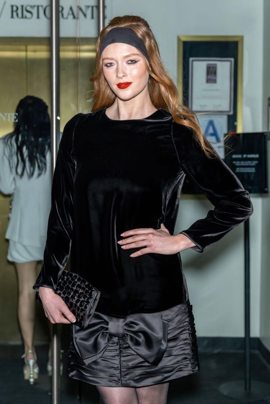 LARSEN THOMPSON at Armani Beauty Dinner at New York Fashion Week 02/15/2023