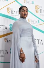 LASHANA LYNCH at EE Bafta Film Awards 2023 in London 02/19/2023