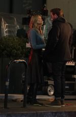LAURA DERN and Liam Hemsworth Kissing on the Set of Lonely Planet in Los Angeles 02/03/2023