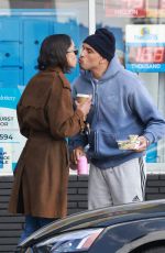 LAURA HARRIER and Sam Jarou Out for Lunch in Los Feliz 02/13/2023