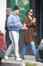 LAURA HARRIER and Sam Jarou Out for Lunch in Los Feliz 02/13/2023