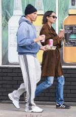 LAURA HARRIER and Sam Jarou Out for Lunch in Los Feliz 02/13/2023