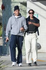 LAURA HARRIER Out for Lunch in Los Feliz 02/04/2023