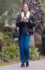 LAURA HARRIER Out for Lunch with a Friend in Los Feliz 01/30/2023