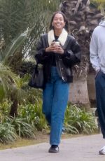 LAURA HARRIER Out for Lunch with a Friend in Los Feliz 01/30/2023