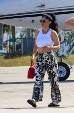 LAUREN SANCHEZ and Jeff Bezos Arrives in Miami 02/25/2023