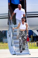 LAUREN SANCHEZ and Jeff Bezos Arrives in Miami 02/25/2023