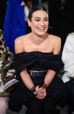 LEA MICHELE at Brandon Maxwell Show at New York Fashion Week 02/14/2023