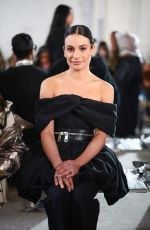 LEA MICHELE at Brandon Maxwell Show at New York Fashion Week 02/14/2023