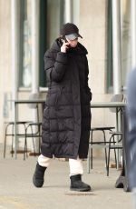 LEA MICHELLE Out and About in New York 02/09/2023