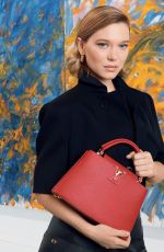 LEA SYDOUX for Louis Vuitton Capucines Spring 2023
