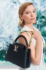 LEA SYDOUX for Louis Vuitton Capucines Spring 2023