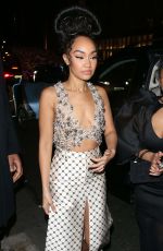 LEIGH-ANNE PINNOCK Arrives at Warner Records Brit Awards Afterparty at Nomad Hotel in London 02/11/2023