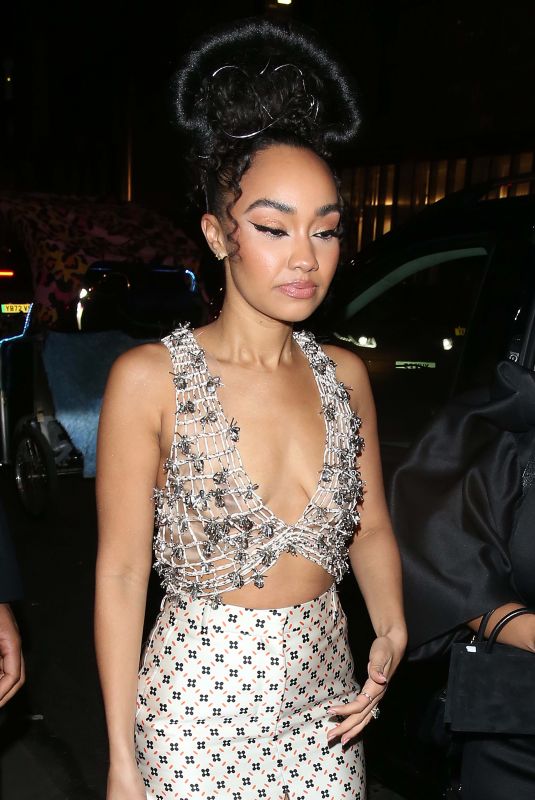 LEIGH-ANNE PINNOCK Arrives at Warner Records Brit Awards Afterparty at Nomad Hotel in London 02/11/2023
