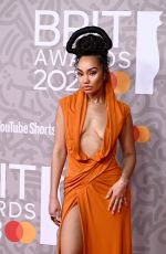 LEIGH-ANNE PINNOCK at Brit Awards 2023 at O2 Arena in London 02/11/2023