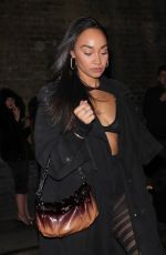 LEIGH-ANNE PINNOCK Leaves Chiltern Firehouse in London 02/25/2023