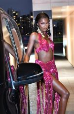 LEOMIE ANDERSON Heading to Brit Awards 2023 in London 02/11/2023