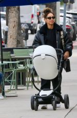 LEONA LEWIS Out Shopping with Her Baby in Los Angeles 02/17/2023