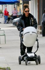 LEONA LEWIS Out Shopping with Her Baby in Los Angeles 02/17/2023