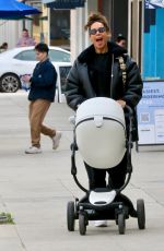 LEONA LEWIS Out Shopping with Her Baby in Los Angeles 02/17/2023