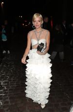 LILY ALLEN Arrives at Netflix Bafta Afterparty at Chiltern Firehouse in London 02/19/2023