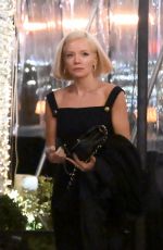 LILY ALLEN Arrives at Ppening of Caviar Kaspia at Mark Hotel in New York 02/10/2023